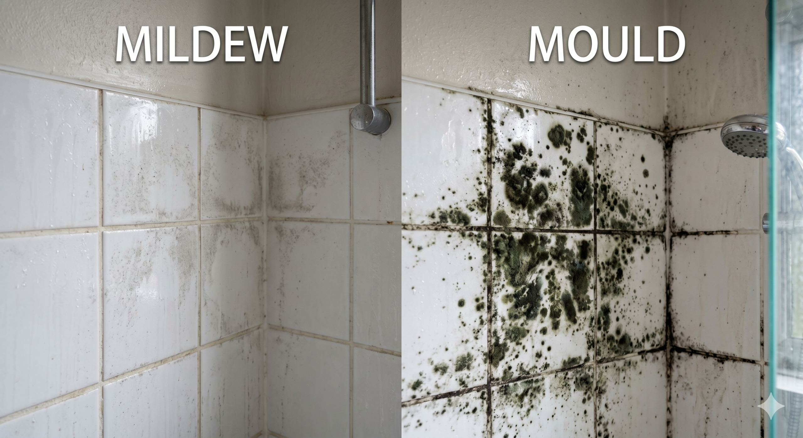 difference between mould and mildew
